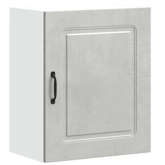 Kitchen Wall Cabinet Kalmar Concrete Grey Engineered Wood