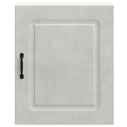Kitchen Wall Cabinet Kalmar Concrete Grey Engineered Wood