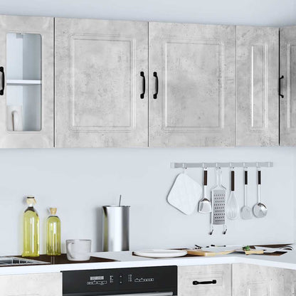 Kitchen Wall Cabinets 2 pcs "Kalmar" Concrete Grey