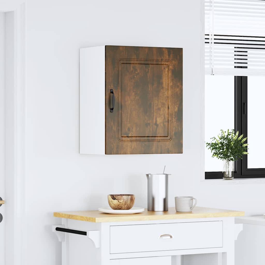 Kitchen Wall Cabinet Kalmar Smoked Oak Engineered Wood