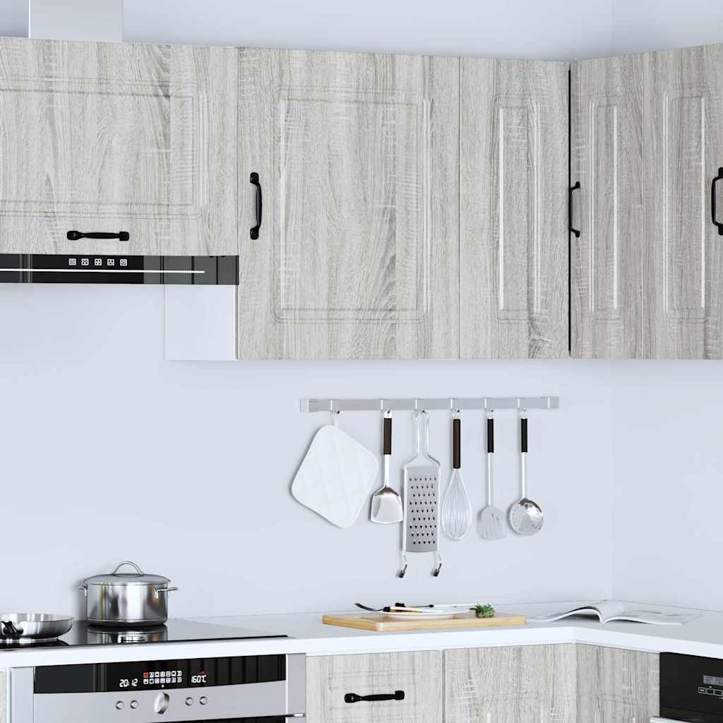 Kitchen Wall Cabinet Kalmar Grey Sonoma Engineered Wood