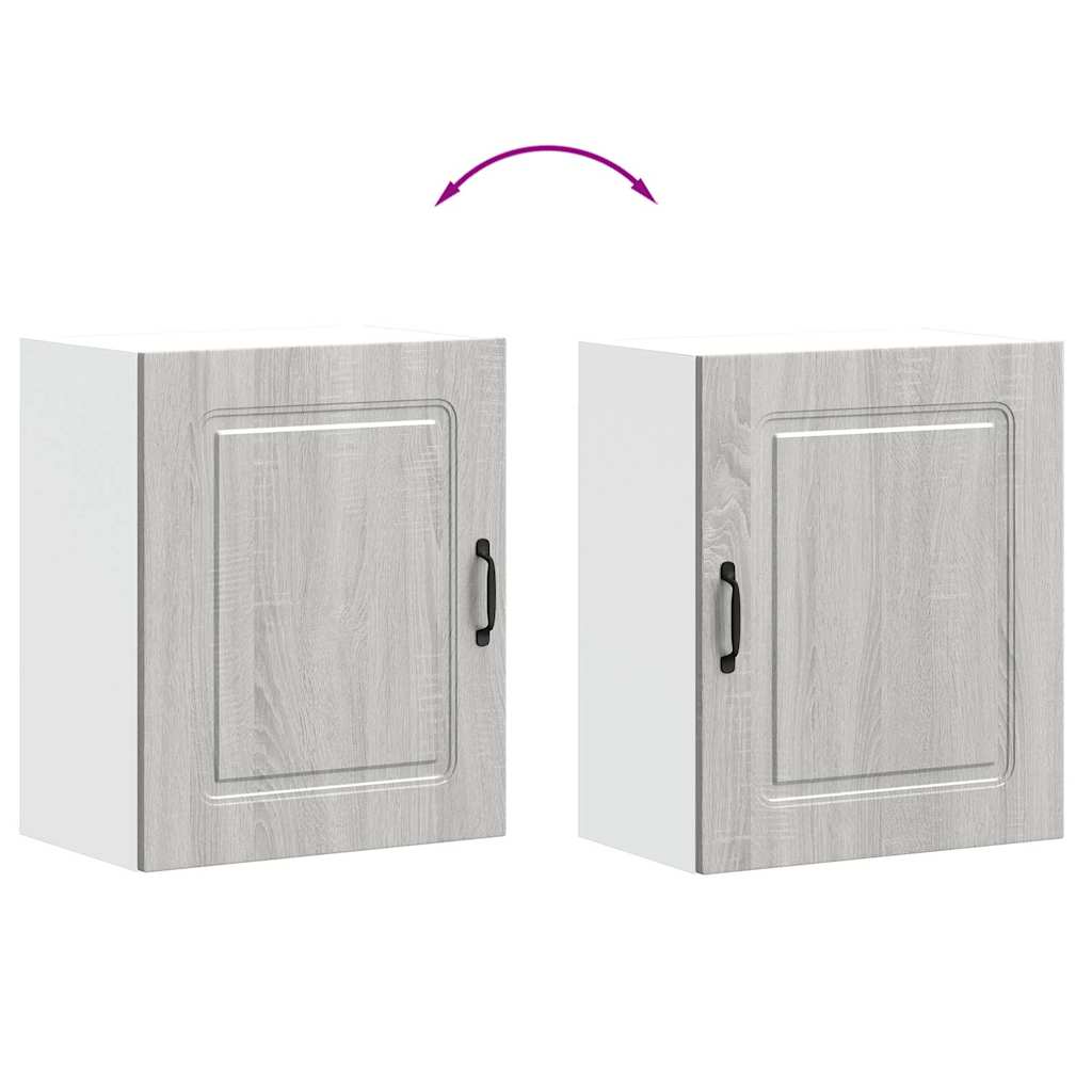 Kitchen Wall Cabinet Kalmar Grey Sonoma Engineered Wood