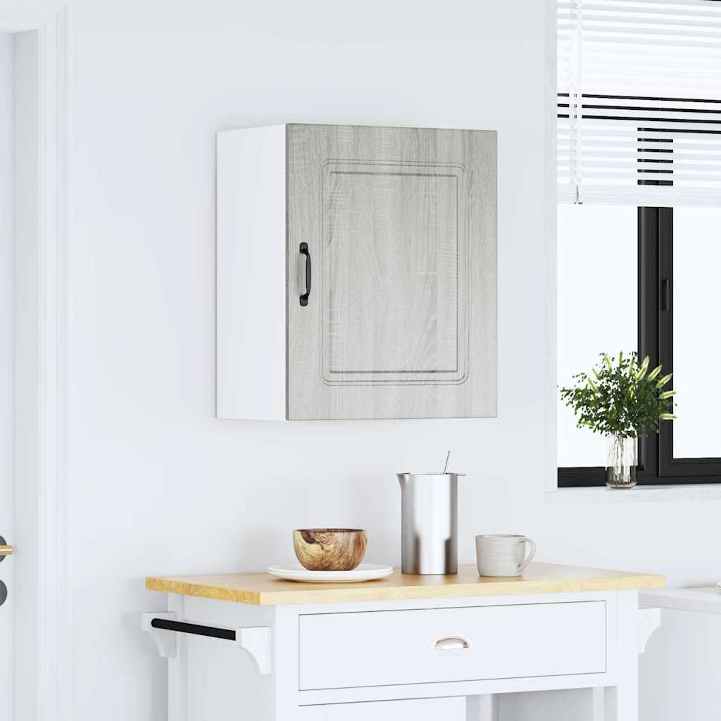 Kitchen Wall Cabinet Kalmar Grey Sonoma Engineered Wood