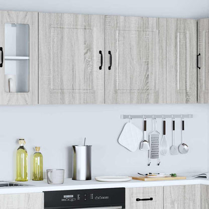 Kitchen Wall Cabinets 2 pcs Kalmar Grey Sonoma Engineered Wood
