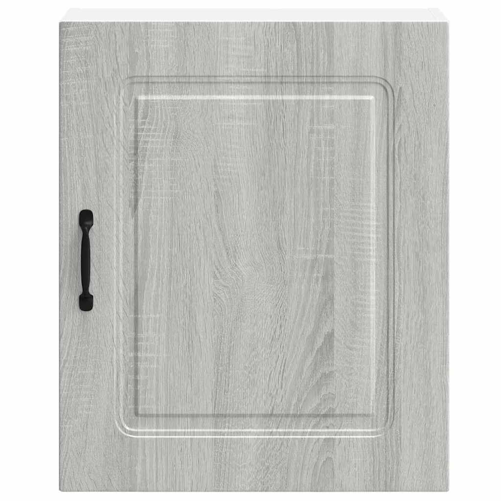 Kitchen Wall Cabinets 2 pcs Kalmar Grey Sonoma Engineered Wood