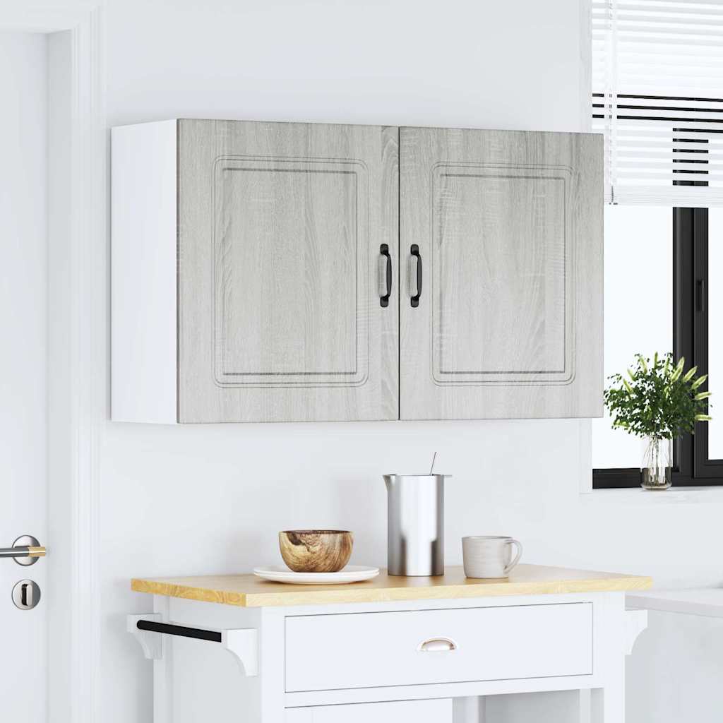 Kitchen Wall Cabinets 2 pcs Kalmar Grey Sonoma Engineered Wood