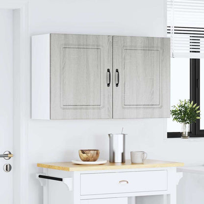 Kitchen Wall Cabinets 2 pcs Kalmar Grey Sonoma Engineered Wood