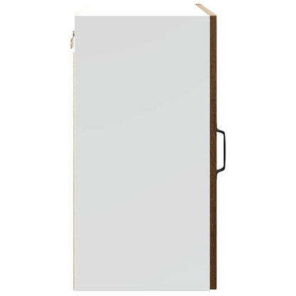 Kitchen Wall Cabinet Kalmar Brown Oak Engineered Wood