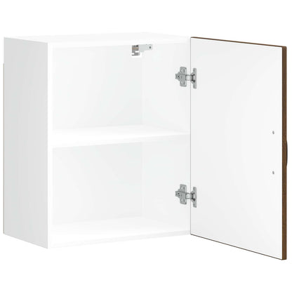 Kitchen Wall Cabinet Kalmar Brown Oak Engineered Wood