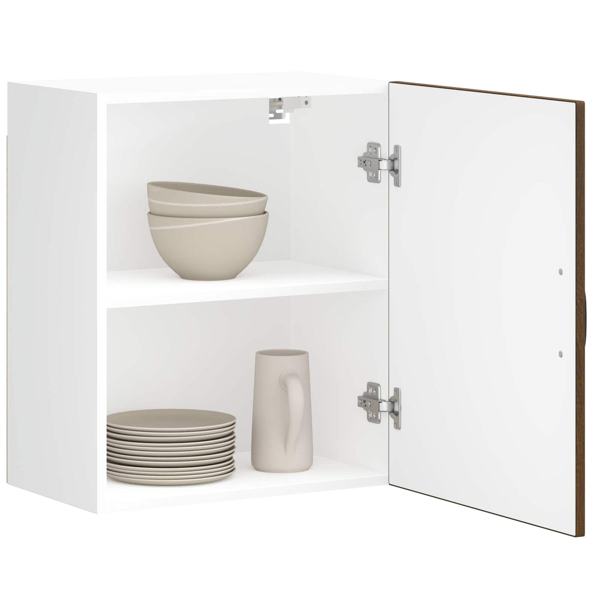 Kitchen Wall Cabinet Kalmar Brown Oak Engineered Wood
