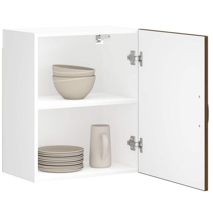 Kitchen Wall Cabinet Kalmar Brown Oak Engineered Wood