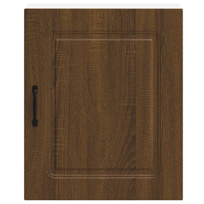 Kitchen Wall Cabinets 2 pcs Kalmar Brown Oak Engineered Wood