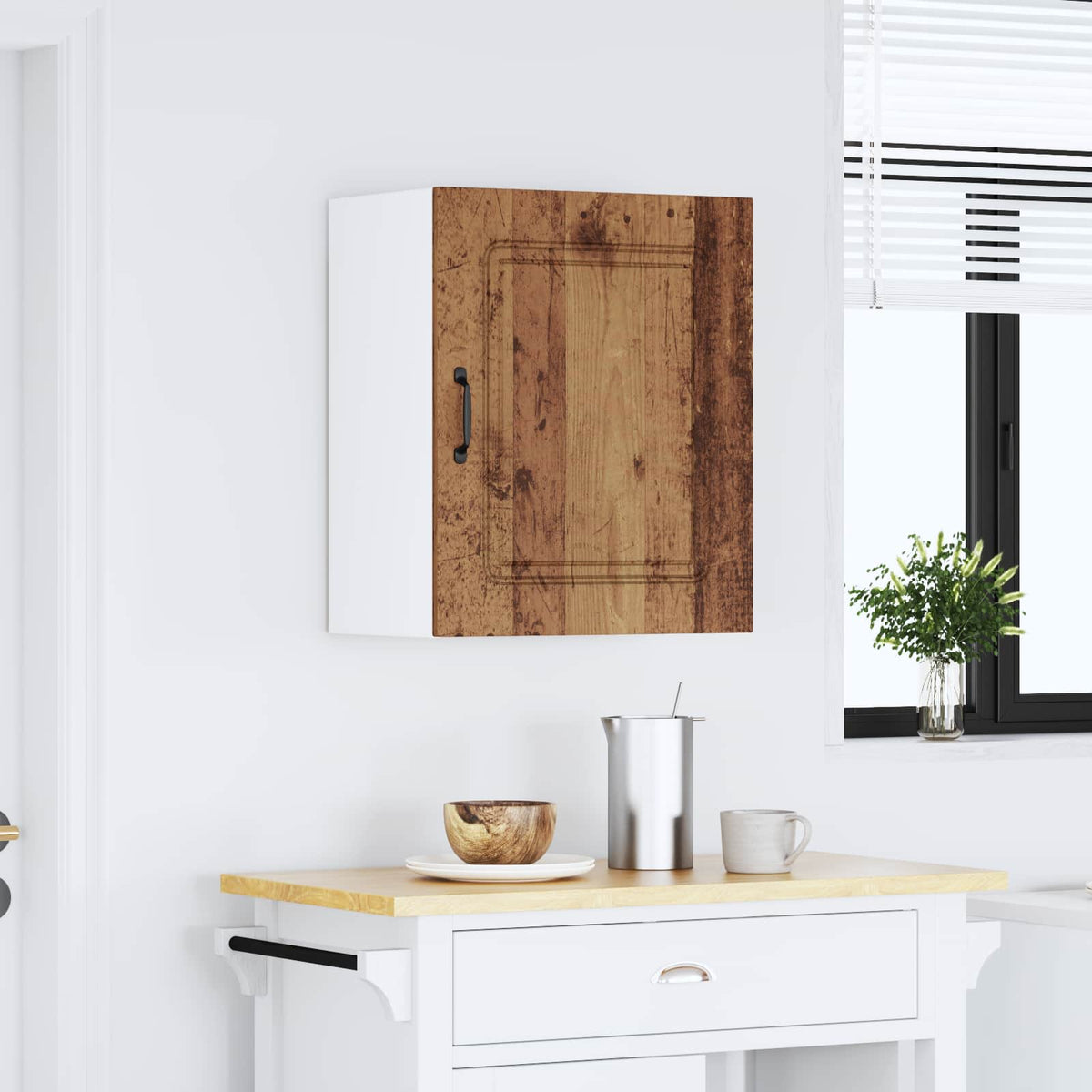 Kitchen Wall Cabinet Kalmar Old Wood Engineered Wood