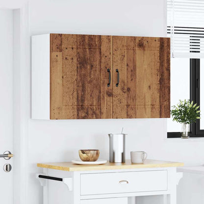 Kitchen Wall Cabinets 2 pcs Kalmar Old Wood Engineered Wood
