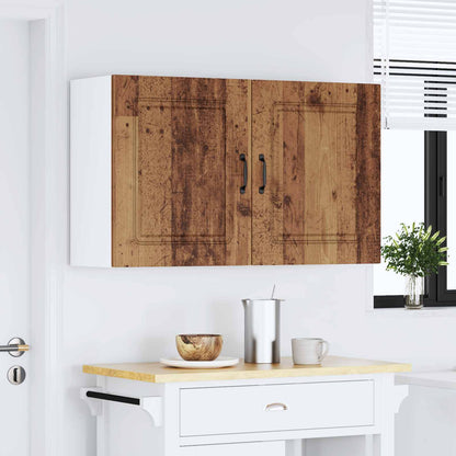 Kitchen Wall Cabinets 2 pcs Kalmar Old Wood Engineered Wood