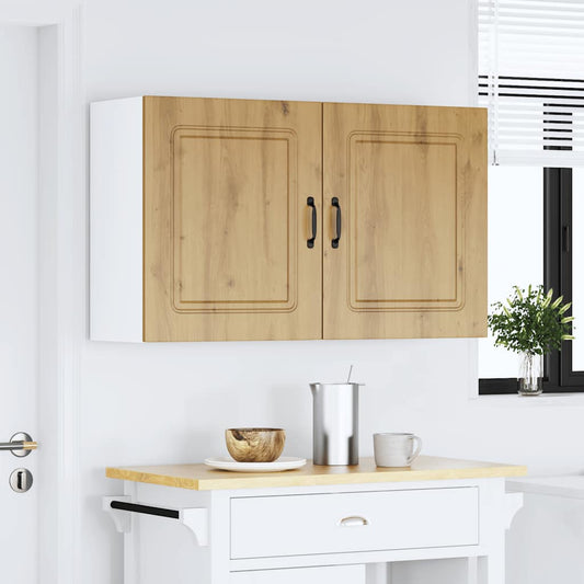 Kitchen Wall Cabinets 2 pcs Kalmar Artisan Oak Engineered Wood