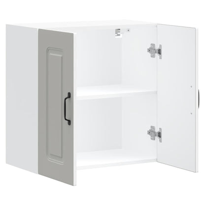 Kitchen Wall Cabinet "Kalmar" White Engineered Wood