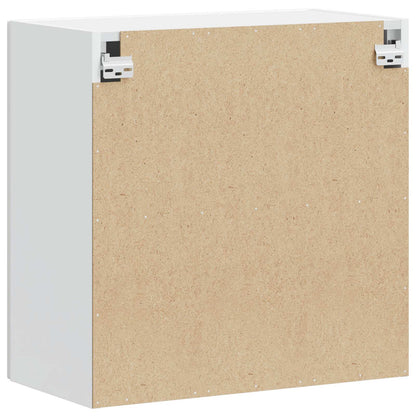 Kitchen Wall Cabinet "Kalmar" High Gloss White Engineered Wood