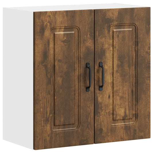 Kitchen Wall Cabinet "Kalmar" Smoked Oak Engineered Wood