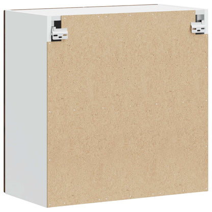Kitchen Wall Cabinet "Kalmar" Smoked Oak Engineered Wood