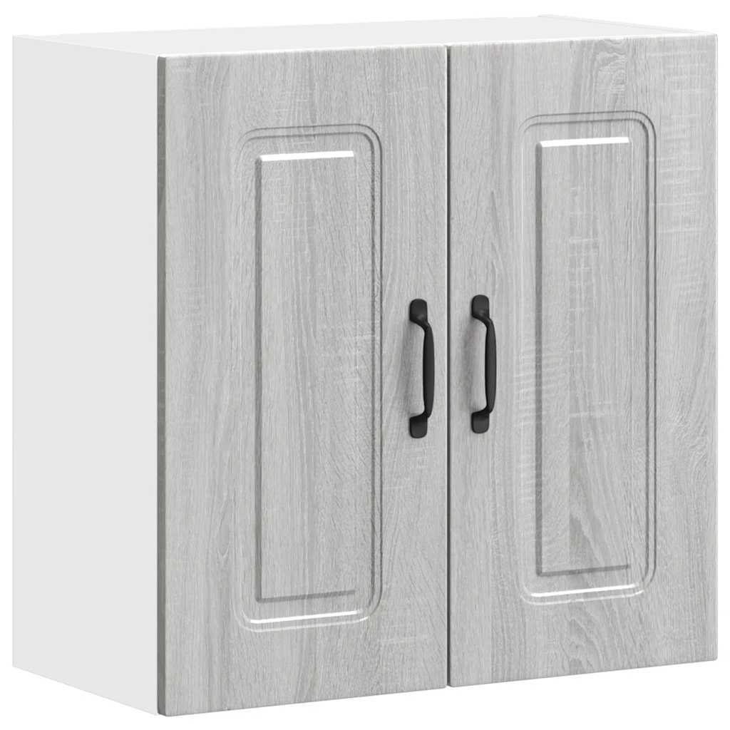 Kitchen Wall Cabinet "Kalmar" Grey Sonoma Engineered Wood