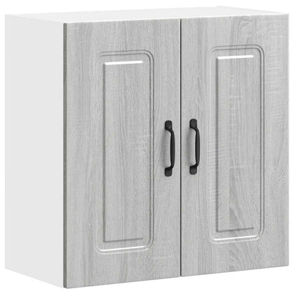 Kitchen Wall Cabinet "Kalmar" Grey Sonoma Engineered Wood