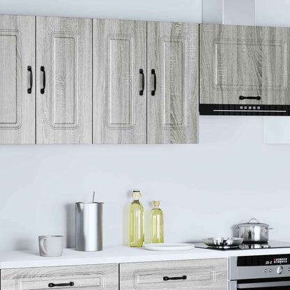Kitchen Wall Cabinet "Kalmar" Grey Sonoma Engineered Wood