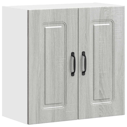 Kitchen Wall Cabinet "Kalmar" Grey Sonoma Engineered Wood