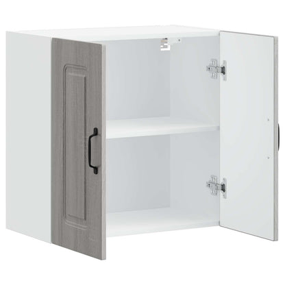 Kitchen Wall Cabinet "Kalmar" Grey Sonoma Engineered Wood