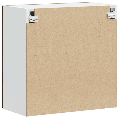 Kitchen Wall Cabinet "Kalmar" Brown Oak Engineered Wood