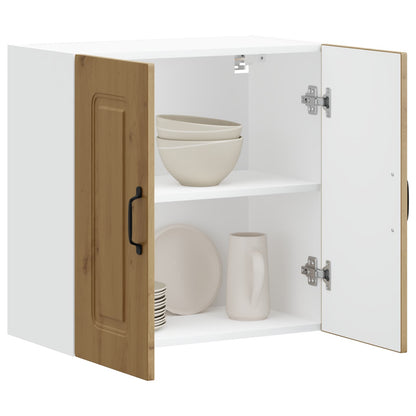 Kitchen Wall Cabinet "Kalmar" Artisan Oak Engineered Wood