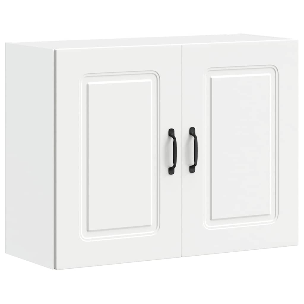 Kitchen Wall Cabinet "Kalmar" White Engineered Wood