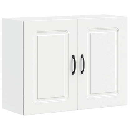 Kitchen Wall Cabinet "Kalmar" White Engineered Wood
