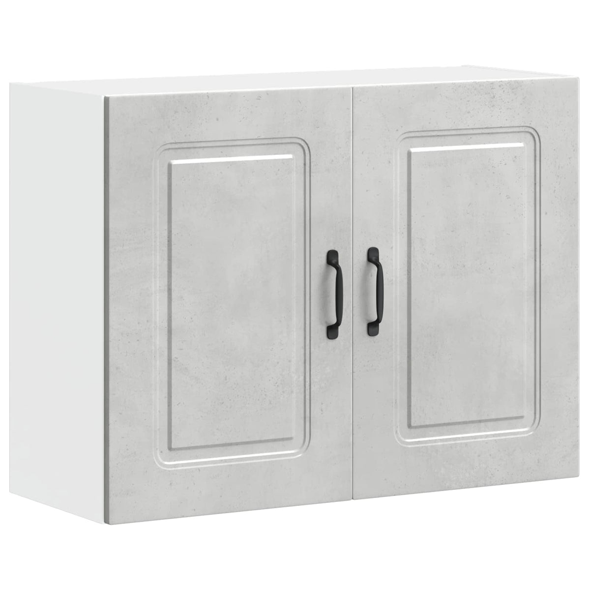 Kitchen Wall Cabinet "Kalmar" Concrete Grey Engineered Wood