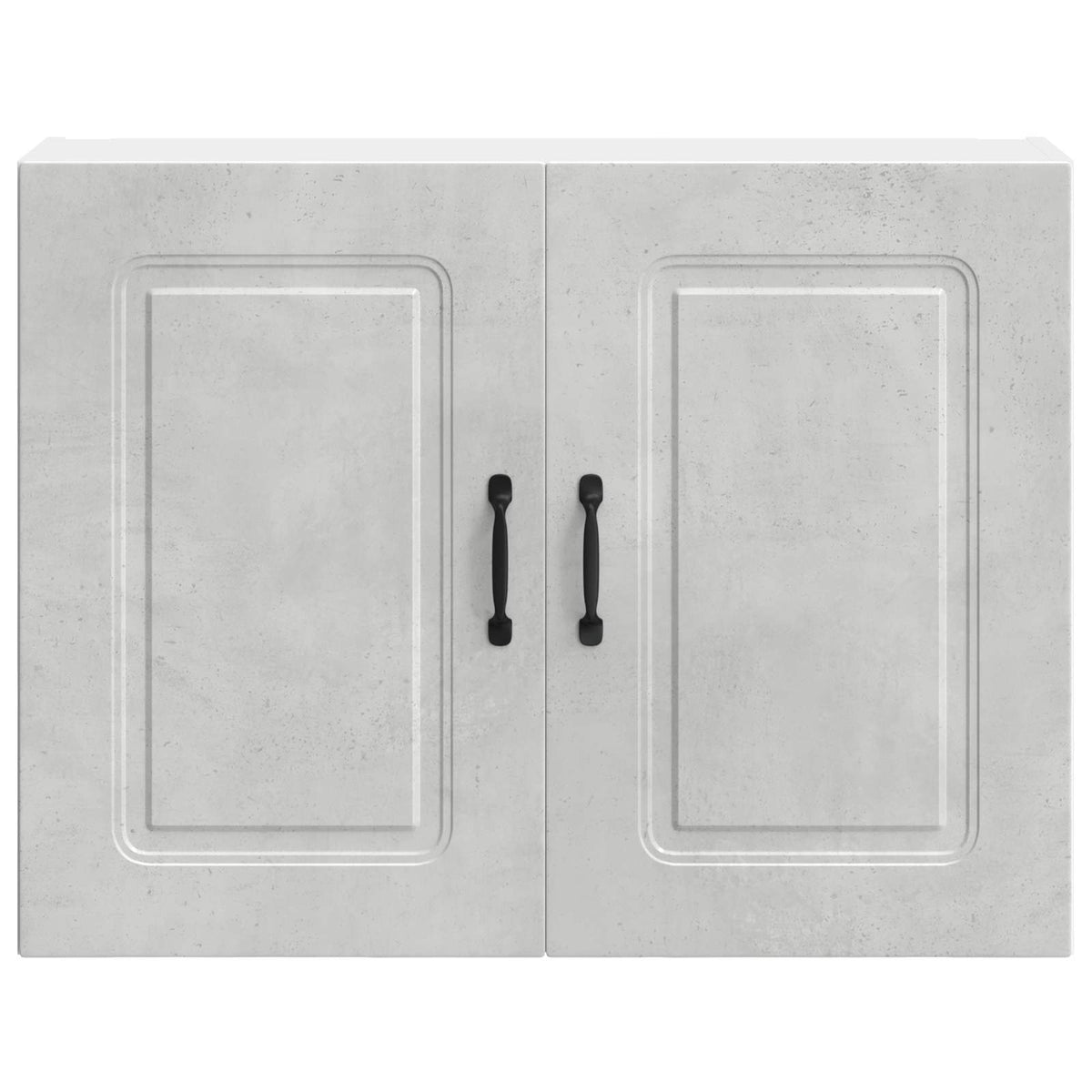 Kitchen Wall Cabinet "Kalmar" Concrete Grey Engineered Wood