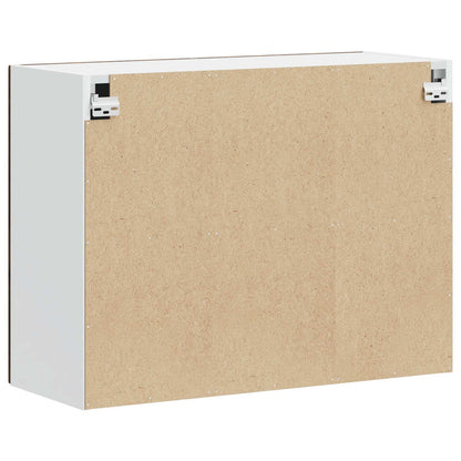 Kitchen Wall Cabinet "Kalmar" Smoked Oak Engineered Wood