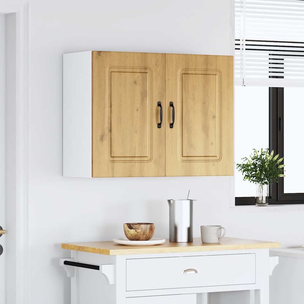 Kitchen Wall Cabinet "Kalmar" Artisan Oak Engineered Wood