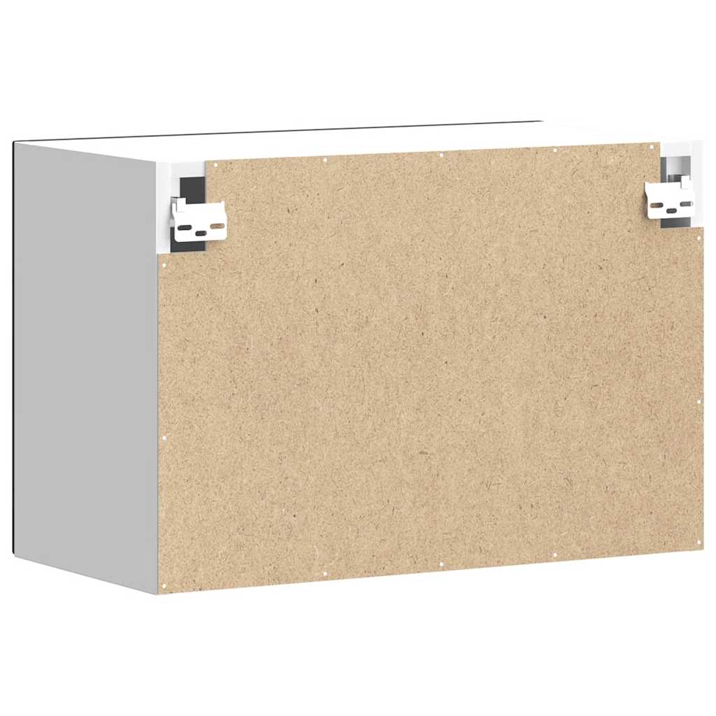 Kitchen Wall Cabinet Kalmar Black Engineered Wood