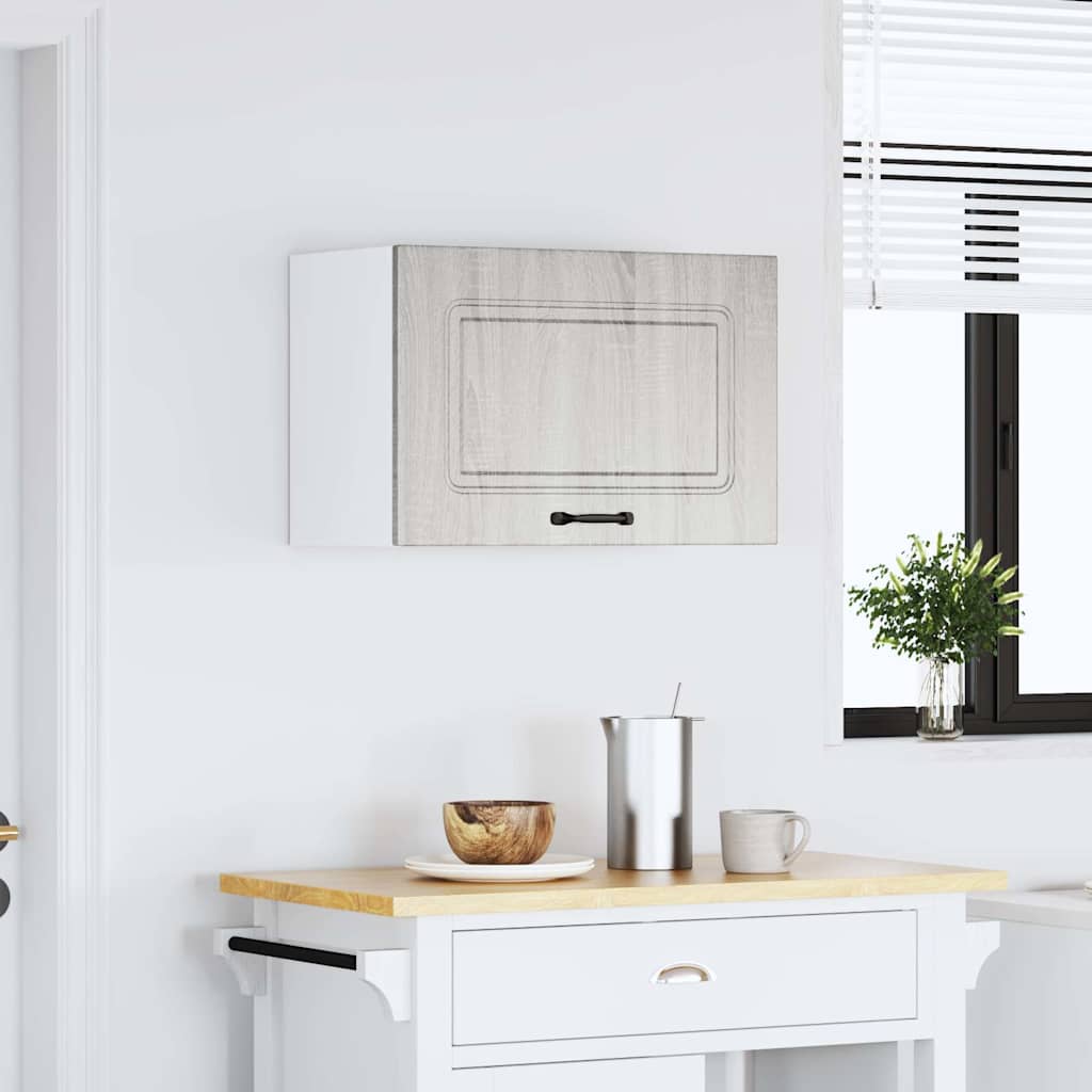 Kitchen Wall Cabinet Kalmar Grey Sonoma Engineered Wood