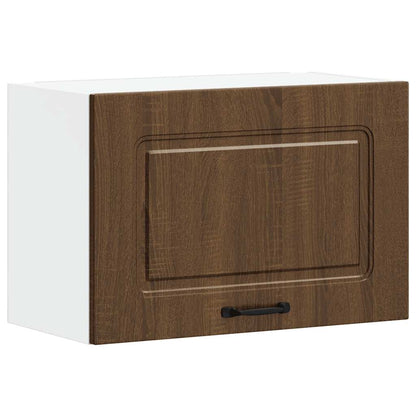 Kitchen Wall Cabinet "Kalmar" Brown Oak Engineered Wood