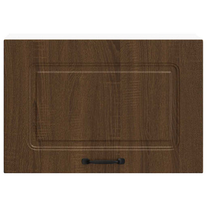 Kitchen Wall Cabinet Kalmar Brown Oak Engineered Wood