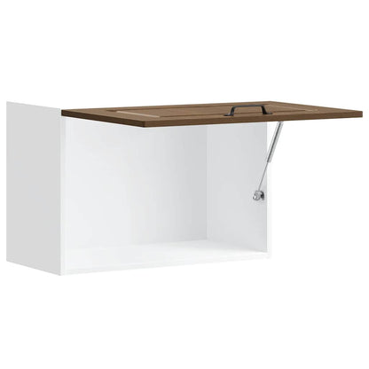 Kitchen Wall Cabinet Kalmar Brown Oak Engineered Wood