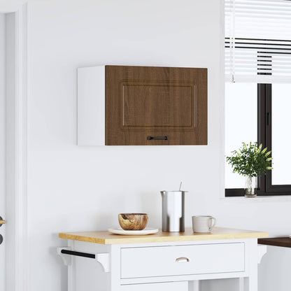 Kitchen Wall Cabinet "Kalmar" Brown Oak Engineered Wood