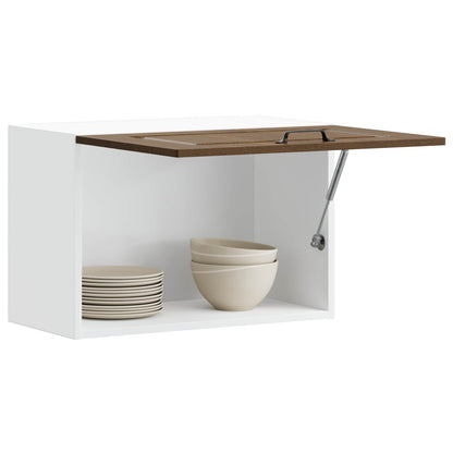 Kitchen Wall Cabinet "Kalmar" Brown Oak Engineered Wood