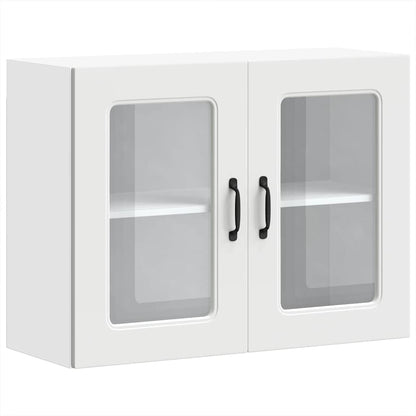 Kitchen Wall Cabinet with Glass Door "Kalmar" White