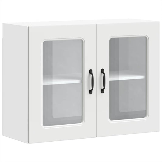 Kitchen Wall Cabinet with Glass Door "Kalmar" White