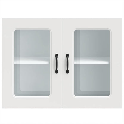 Kitchen Wall Cabinet with Glass Door "Kalmar" White