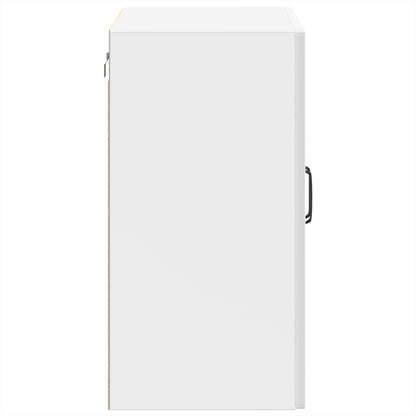 Kitchen Wall Cabinet with Glass Door "Kalmar" High Gloss White