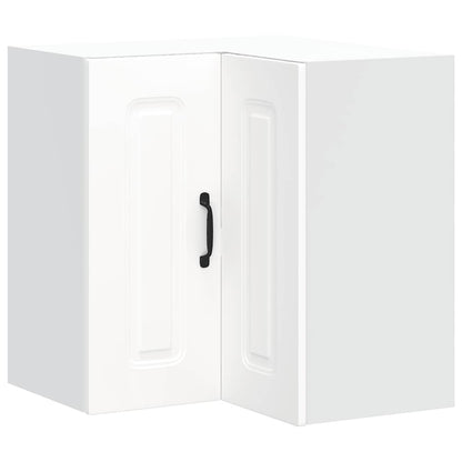Kitchen Wall Corner Cabinet Kalmar White Engineered Wood