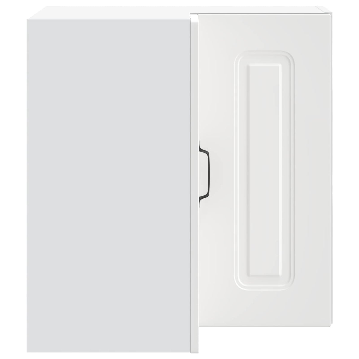Kitchen Wall Corner Cabinet "Kalmar" White Engineered Wood